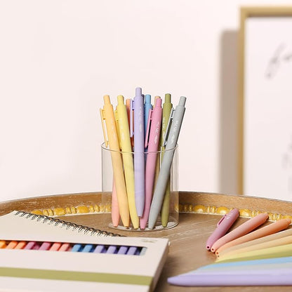 Mr. Pen- Retractable Gel Pens, 22 Pack, Black Ink, Mild Barrel Gel Pens, Gel Pens Fine Point 0.7mm, Retractable Pens, Cute Pens, Gel Ink Pens, Aesthetic Pens for Journaling Fine Tip Pens