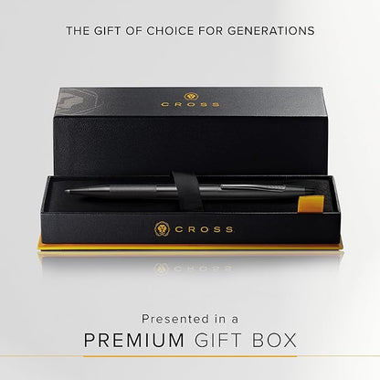 Cross Classic Century Refillable Ballpoint Pen, Medium Ballpen, Includes Premium Gift Box - Black Micro-Knurl