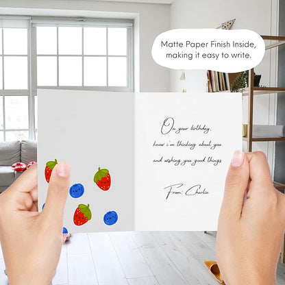 ALY LOU Cute Anniversary Birthday Card for Her Him/Girlfriend Wife/Husband Boyfriend, Friendship Thank You Kawaii Pancakes Foodie Greeting Card (Nobody stacks up to you)