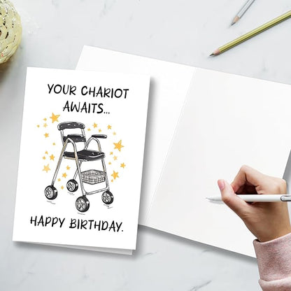 Funny Getting Older Birthday Card for Friends, Happy Birthday Card, Old Age Birthday Greeting Card, Crude Humor Gifts, Funny Birthday Card for Old Age