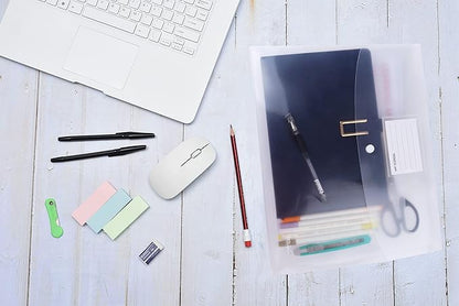 11 Pack Clear Plastic Envelopes File Folders,US Letter A4 Size Folder for Document, TFDLCG zm Poly Envelopes with 1 Inch Expansion for School Home Office Organizer(13"×9.5")