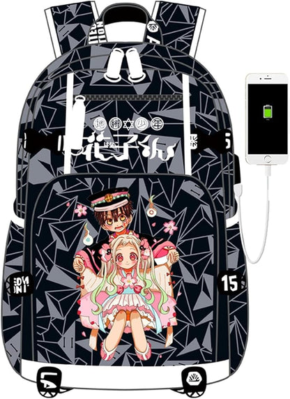 ISaikoy Anime Toilet Bound Hanako kun Backpack Satchel Bookbag Daypack School Bag Laptop Shoulder Bag Style22
