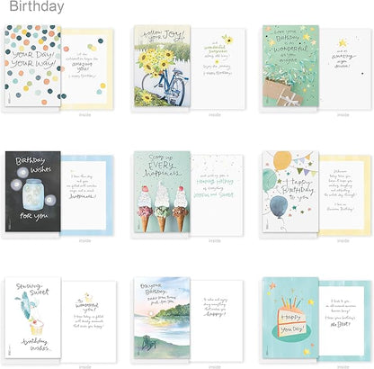 American Greetings 60-Count All Occasion Greeting Card Assortment with Storage Box, Dividers, Envelopes and Seals (Kathy Davis Designs)