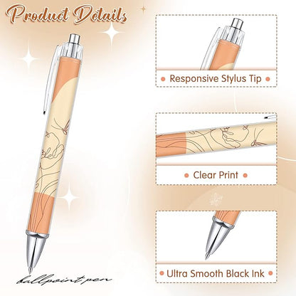 Tinlade 10 Pcs Christian Pens for Women Religious Ink Pens Easter Gifts Inspirational Quotes Bible Verse Ballpoint Funny Office Supplies for Women Men Coworker(Boho)