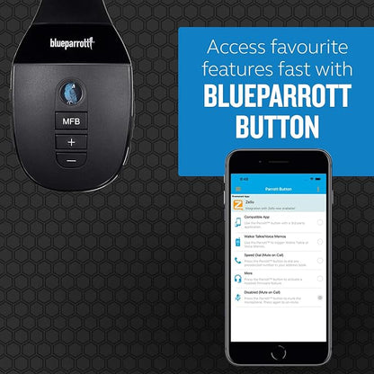 BlueParrott S450-XT Voice-Controlled Bluetooth Headset – Industry Leading Sound with Long Wireless Range, Extreme Comfort and Up to 24 Hours of Talk Time, Black, Stereo