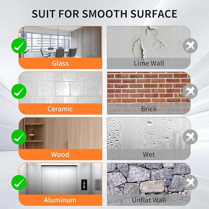 12Pack Magnetic Sign Holder 8.5 x 11 Wall Mount, Self Adhesive Display Magnetic Picture Frames Sheet With Strong Magnet Border for Window/Door/Fridge, Document Poster Paper Holders for Home Office Store, Silver