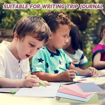 Gueevin 30 Pcs Blank Books for Kids to Write Stories Bulk Composition Notebooks Colorful Soft Cover Notebooks for Drawing Ruled Lined Journals Sketching Kindergarten Easter Gift (Vintage Colors)