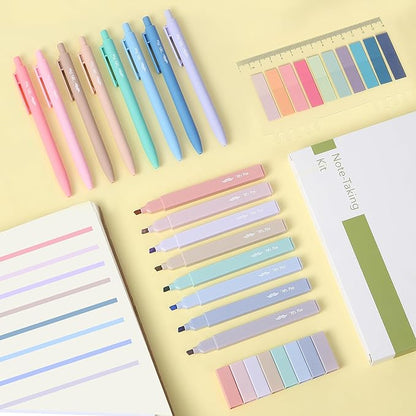 Mr. Pen- Aesthetic Bible Highlighters and Pens No Bleed, 16 Pack, 200 Sheets Transparent Sticky Tabs, Bible Highlighters No Bleed Highlighters for Bible Pages No Bleed, Bible Pens No Bleed Through