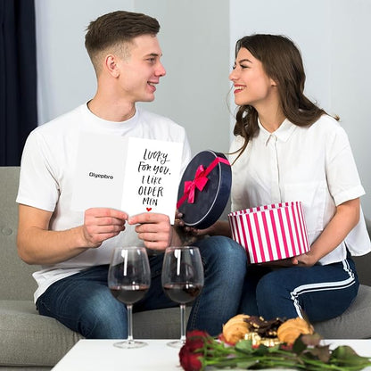 Funny Birthday Cards for Men, Naughty Birthday Card for Him, Humorous Older Men Birthday Cards for Boyfriend, Husband, Fiance