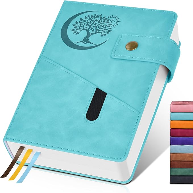 365 Page Thick Lined Journal Notebook for Men Women, A4 Large Leather Journals for Writing, Hardcover Notebooks for Work, School, Note Taking, Business, Travel Diary, College Ruled 8.5" x 11"