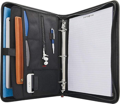 Samsonite Xenon Business 3 Ring Portfolio, Black, One Size