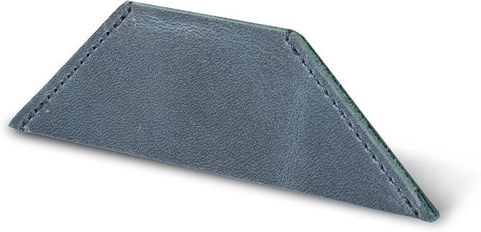 Londo Genuine Leather Handmade Bookmark (Set of 2) (Triangle, Blue)