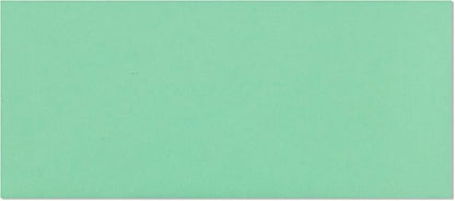 EnDoc #9 Colored Envelopes - 100 Pack - Green Pastel Color 3 7/8 x 8 7/8 envelope, Letter Size, For Home, Offices, Holiday, Invoices and Mailings