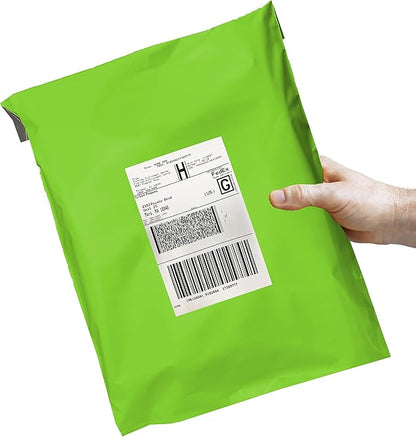 Colored Poly Mailers Pack of: (Green, 10" x 13" pack of 200) Be creative with your packaging with Colored mailers