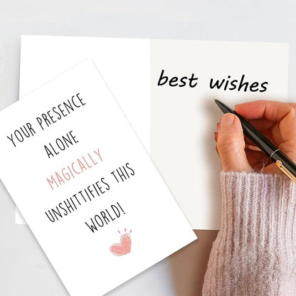 Happy Best Friend Birthday Card, Gifts for Bestie Women, BFF Birthday Cards, Bestie Sister Friendship Card for Lady Girl