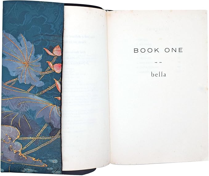 BLBMH A5 Book Cover for Paperbacks- Adjustable Fabric Book Sleeve Cover Protector Fit for 5.5x8.3 inch Hardcover Softcover Book Novels Notebook Novels - Lotus