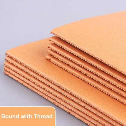 Large Dot Grid Notebook Journals Bulk with Thick Dotted Grid Paper, 60 Pages, 8.5x11 inch, Composition Diary Subject Notebooks Planner for Travelers Students Office, Kraft Journal Set, 12 Pack