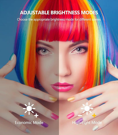 Smart 4K Projector with Netflix Certified, Laser Auto Focus Ultra HD Home Projector Daytime Viewing with Android 11.0, 1450ANSI, Dolby Audio, Google Voice, WiFi6 NFC Wireless Short Throw Projectors