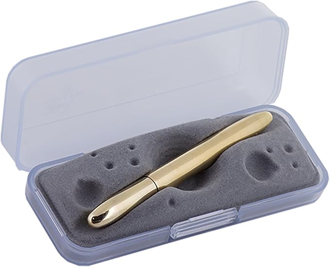 Fisher Space Pen Brass Alloy Bullet Space Pen, Ballpoint, Polished Brass, Black Ink, Gift Box