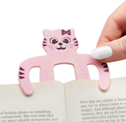 Page Pals Bookmark Bookholder | Page Holder | Music Holder Clip | Music Paper Holder | Magazine, Cookbook | Reading in Bed at Home | Office, Desk, Kitchen Use | Novelty Reading Gift Idea