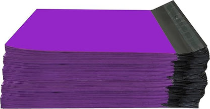 Colored Poly Mailers Pack of: Be creative with your packaging with Colored mailers (Purple, 7.5" x 10.5" pack of 500)