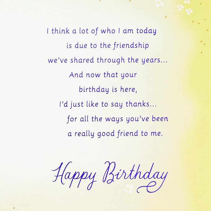 Hallmark Birthday Card for Friend (Special Bond)