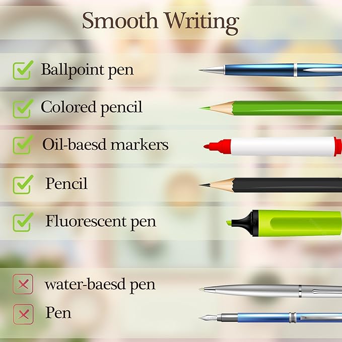 Transparent Sticky Notes,920 Sheets Waterproof Clear Sticky Notes,Clear Post It Notes Transparent for Bible Study Supplies,Office School Supplies,Book Annotation