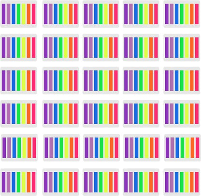 SIQUK 4200 Pieces Flag Tabs Colored Page Markers Sticky Index Tabs Page Flags, 30 Sets 7 Colors
