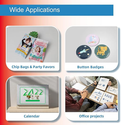 220 Sheets Inkjet Glossy Thin Paper 8.5x11 inch 30lb 120gsm A4 Letter Size For Brochure Printing, CustomChip Bag Party Favors,Single Side, Suitable for All Dye Ink HP001