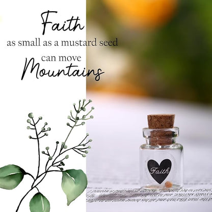 Bulk 30 Have a Little Faith Card Christian Gifts for Women, School Church Wedding Baptism Unique Christian Religious Inspirational Gifts for Women Men (1ml-30pcs)