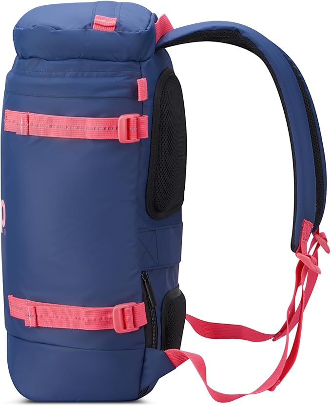 Jeep JS013C Cylindrical Travel Backpack, Navy, 17" Laptop