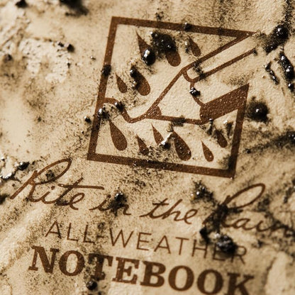 Rite in the Rain Weatherproof Side Spiral Notebook, 4.625" x 7", Tan Cover, Universal Pattern, 3 Pack (No. 973TL3)