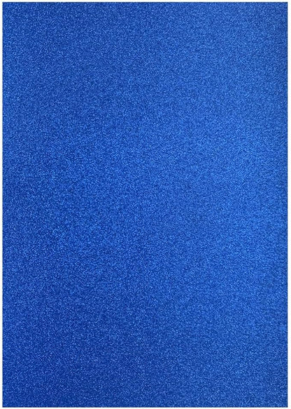 Baisunt 20 Sheets Blue Glitter Cardstock Paper for DIY Art Project, Scrapbook, Birthday Wedding Party Decoration 250GSM(8x12 In, Non Adhesive)