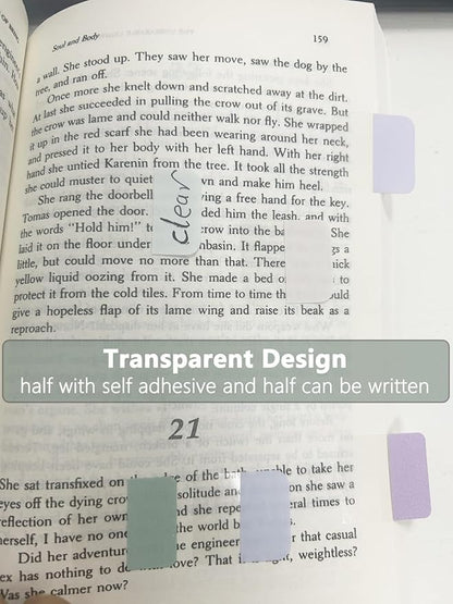 ELII 480 Pcs Morandi Tabs 1 inch Sticky Index Tabs, Writable and Repositionable Book Tabs Flags Colored Page Markers Labels for Reading Notes, Classify Files