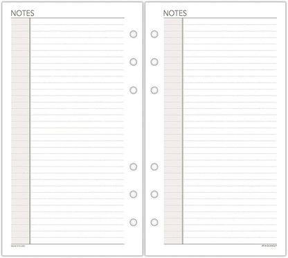 Day Runner Undated Planner Notes Refill, 3.75 x 6.75 Inches (013-200)