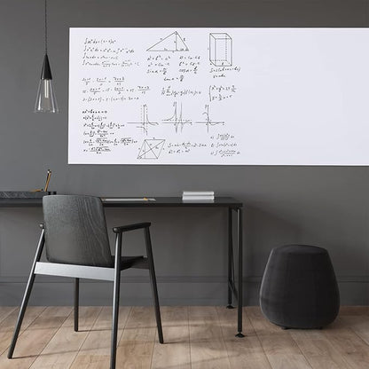 HAMIGAR Whiteboard Sticker for Wall 24" x 79" Dry Erase Board Large Wallpaper Peel and Stick, White Board Stick on Wall, Contact Paper Adhesive Poster Board Whiteboard with 1 Marker