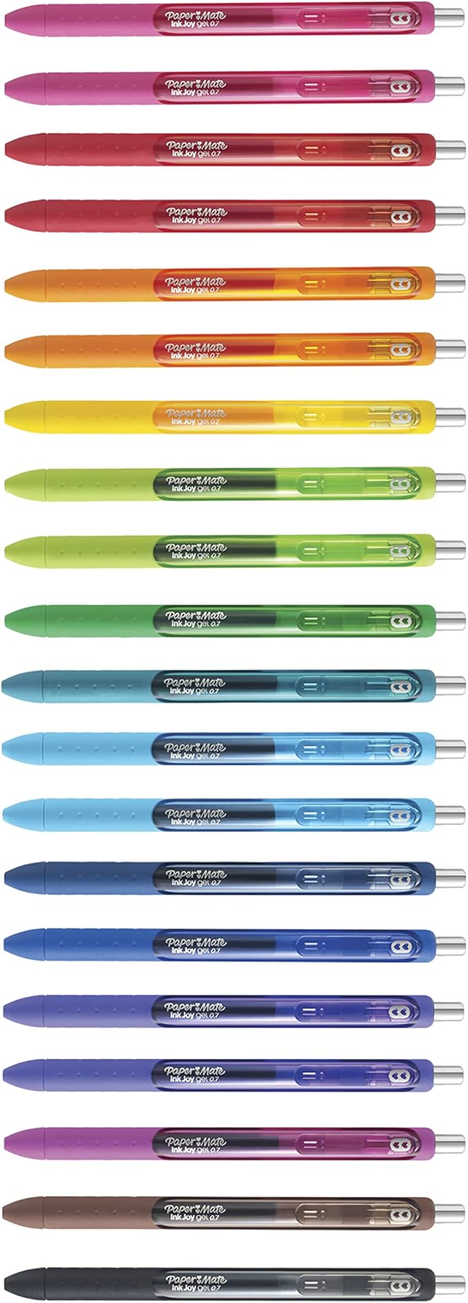 Paper Mate InkJoy Pens, Gel Pens, Medium Point (0.7mm), Assorted, 20 Count
