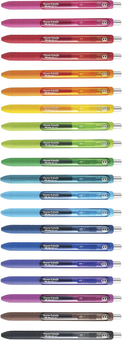 Paper Mate InkJoy Pens, Gel Pens, Medium Point (0.7mm), Assorted, 20 Count