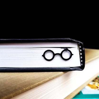 Glasses Bookmark Wizard Metal Bookmark Witch Magic Beautiful Bookmark for Girls, Boys, Kids, Book Club Gift for Teacher Gift Gifts Bookish Gifts for Book Lovers (Glasses)