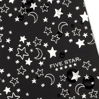 Five Star Spiral Notebook + Study App, 1 Subject, Wide Ruled Paper, 10-1/2" x 8", 80 Sheets, Glow (930020F)