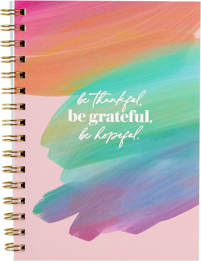 Erin Condren Inspired Collection - A5 Gratitude Journal - Coiled Binding- Inspired