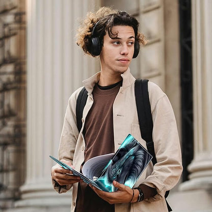 Wolf Padfolio Folder with Clipboard,Portfolios Organizer Clipboards with Storage Clipboard Writing Pad PU Leather Conference Document Organizer with Business Card Holder