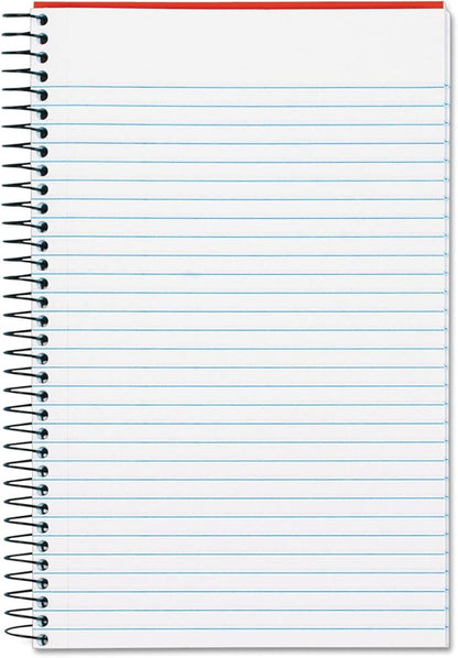 Tops Classified Business Notebook, 5.5 x 8.5-Inch, College Rule, 100 Sheets per Book, Ruby Plastic Cover (73505)