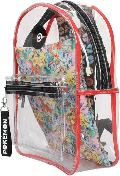 Pokemon Multi Character AOP Adult 17 Backpack With Removable Laptop Pouch
