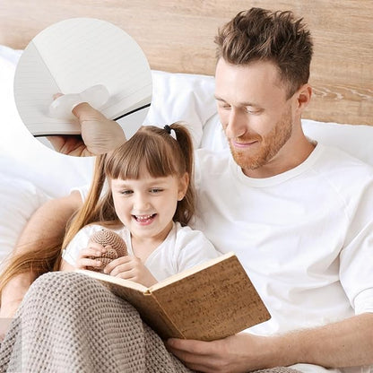 Thumb Page Holder for Reading 2Pack, Starry Sky Thumb Bookmark, Heart-Shaped Book Opener Holder, Book Finger Page Holder, Book Accessories for Reading Lovers(Pink,White)