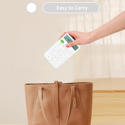 VEWINGL Standard Calculator 12 Digit,Desktop Large Display and Buttons,Calculator with Large LCD Display for Office,School, Home & Business Use,Automatic Sleep,with Battery