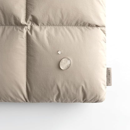 Comfyable Puffy Laptop Sleeve 15 Inch 16 Inch, Quilted Puffer Laptop Carrying Case for Women, Pillow Case Compatible for MacBook Air 15 in M3 2024 & MacBook Pro 16 in 2024 M4, 16 in Puff Cover, Taupe