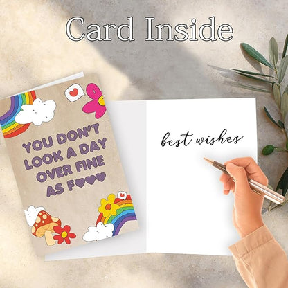 Funny Birthday Card for Women, Best Friend Card, Wife Birthday Gifts, Cute Bday Gifts for Sister Bestie Girlfriend