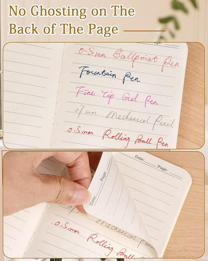 Gwybkq Small Lined Notepads Bulk 120 Pack Mini Journal Pocket Notebooks Set Colorful Cover Notebooks for Kids 3.5 x 5.5 Inches, 30 Sheets/60 Pages