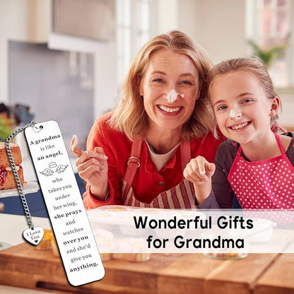 Grandma Christmas Gifts, Grandma Gifts, Grandma Birthday Gifts, GiGi Gifts for Grandma, Bookmark Gifts for Grandma Unique, Great Grandma Gifts,New Grandma Gifts,Mothers Valentines Day Gift for Grandma